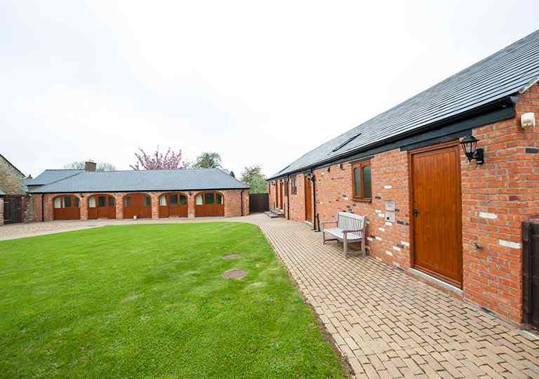 Church farm lodge outside